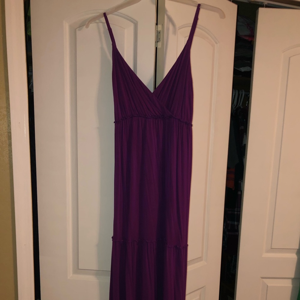 Dark Purple Maxi Dress